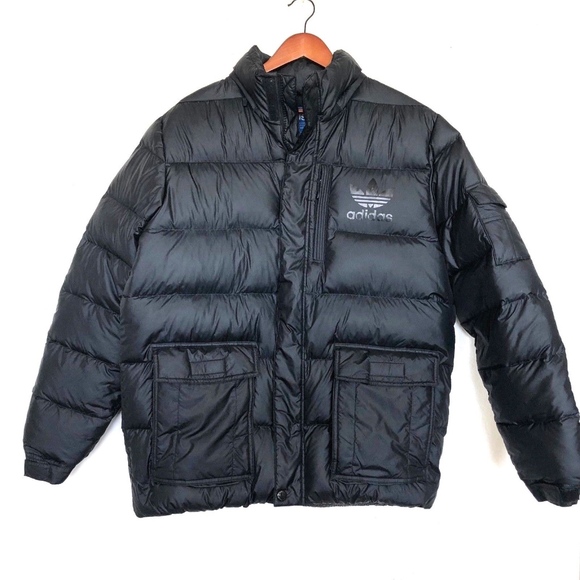 Rare Adidas Black Puffer Goose Down 